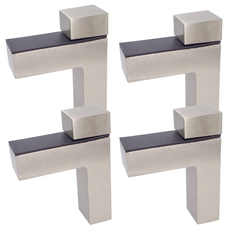 Wolfride 4Pcs Glass Shelf Brackets, Adjustable Glass Shelves Wall Mount Floating Shelf Brackets - Image 1